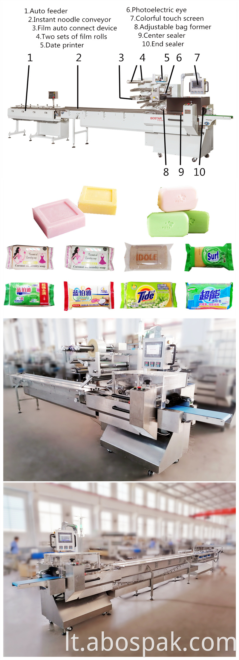 soap packing machine introduction